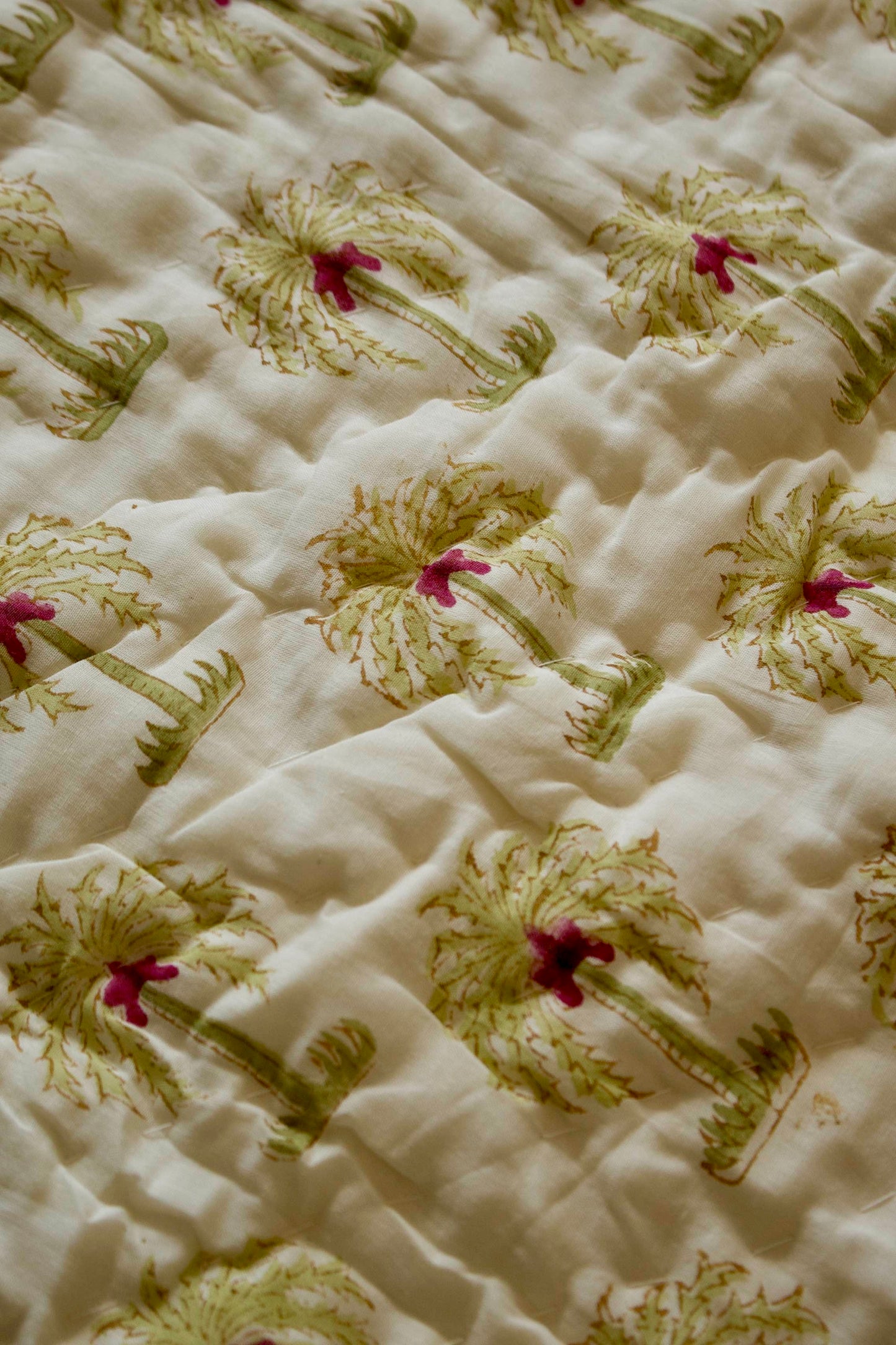 Golden Palm - Jaipuri AC Quilt