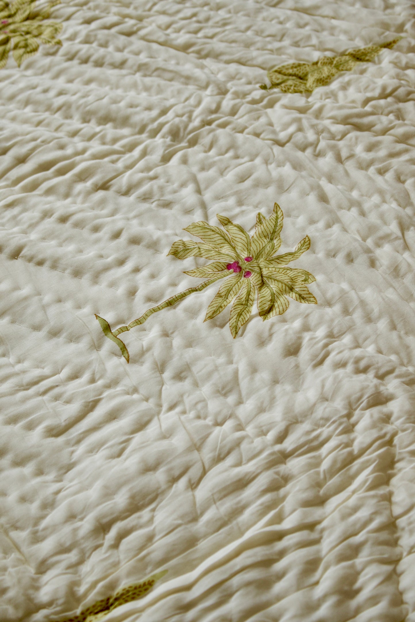 Golden Palm - Jaipuri AC Quilt