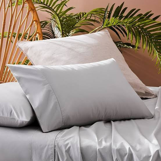 Cloud Gray 650TC - Percale Bedsheets