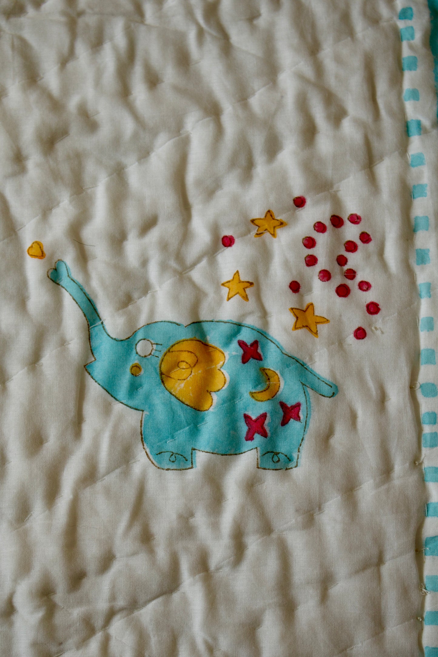 Star Elephant - Baby Quilt Set