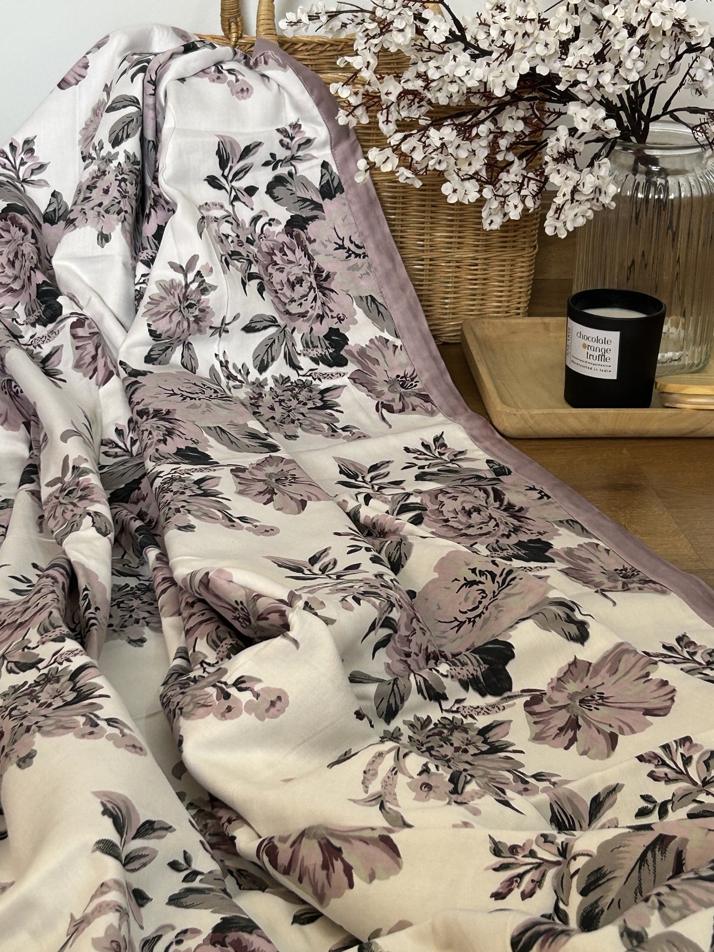 Floral Fortune - Bamboo Silk Light Weight Duvet