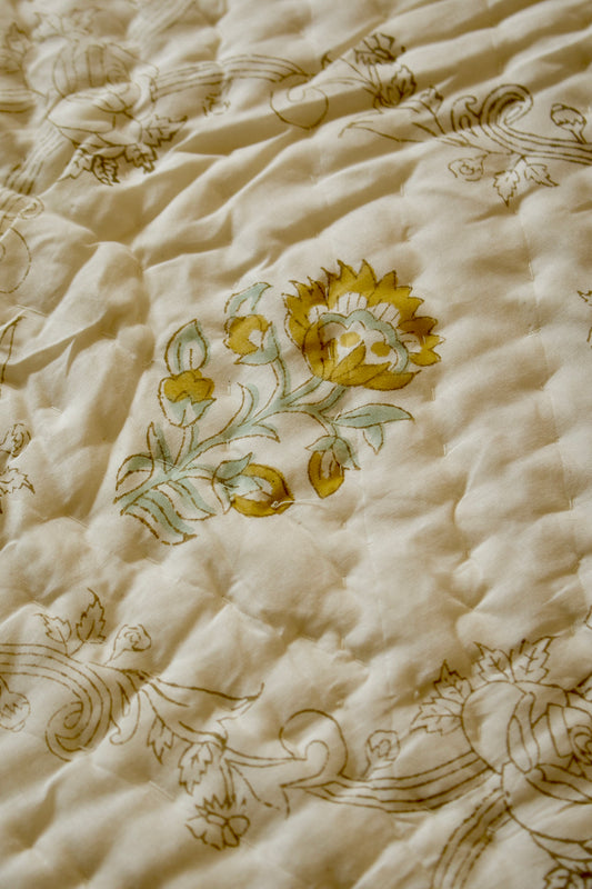 Yellow Marcotte - Jaipuri AC Quilt