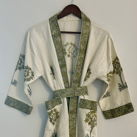 Papaya Tree - Cotton Bathrobe